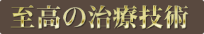 至高の治療技術